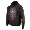 Milwaukee Leather MPMH118000 Men’s ‘Celtic Cross Pocket’ Black Hoodie - Medium