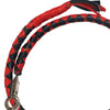 Hot Leathers MWH1102 ‘Get Back’ Genuine Red and Black Leather Whip