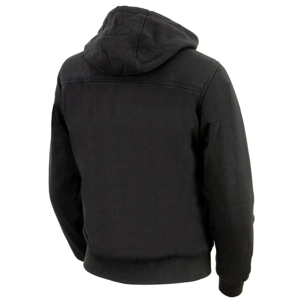 Nexgen Heat MPL2713SET Women Black 'Heated' Front Zipper Fiery Hoodie Jacket for Outdoor Activities