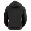 Nexgen Heat MPL2713SET Women Black 'Heated' Front Zipper Fiery Hoodie Jacket for Outdoor Activities