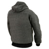 Nexgen Heat MPL2713SET Women Grey 'Heated' Front Zipper Fiery Hoodie Jacket for Outdoor Activities