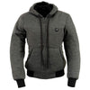 Nexgen Heat MPL2713SET Women Grey 'Heated' Front Zipper Fiery Hoodie Jacket for Outdoor Activities