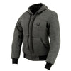 Nexgen Heat MPL2713SET Women Grey 'Heated' Front Zipper Fiery Hoodie Jacket for Outdoor Activities