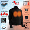 Nexgen Heat MPL2760SET Women's Black 'Heated' Soft Shell Zipper Front Heated Jacket for Riding Hunting