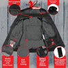 Nexgen Heat MPL2761SET Women's Black 'Heated' Soft Shell Racing Style Heated Jacket for Hiking Riding