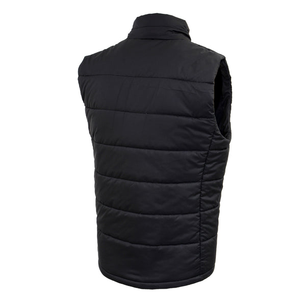 Nexgen Heat Men's NXM3301SET Puffer Black Heated Winter Vest - for Outdoor Cold Weather Activities