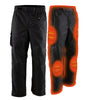 NexGen Heat MPM5715SET Men's Black 'Heated' Textile Water Resistant Over Pants (Rechargeable Battery Pack Included)