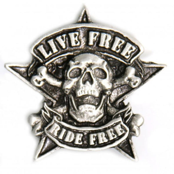 Milwaukee Leather MLP9235 Camo Skull Pin For Jackets, Vest, Hats and Clothing