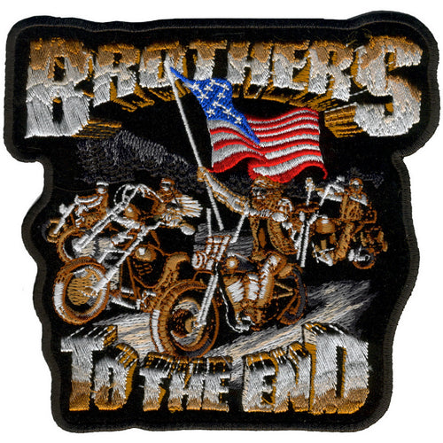 Hot Leathers PPA3420 Brothers Til the End Patch 5