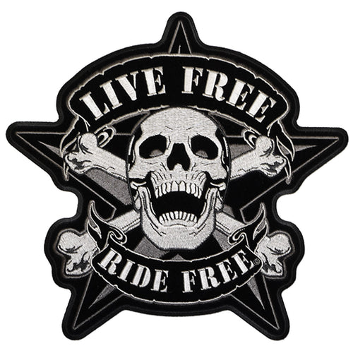 Hot Leathers PPA5108 Live Free Skull Biker 11