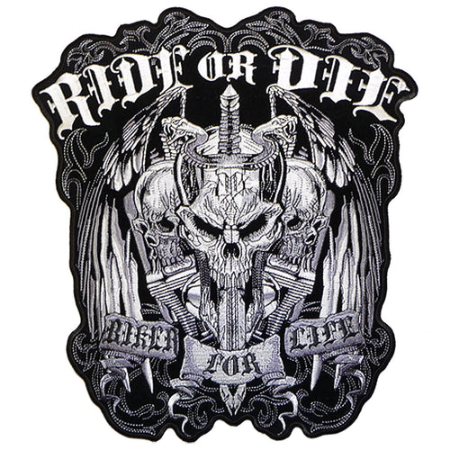 Hot Leathers PPA5180 Ride or Die Biker for Life Patch 5