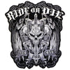 Hot Leathers PPA5180 Ride or Die Biker for Life Patch 5" x 5"