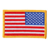 Hot Leathers PPA9011 Yellow Border Right Arm Flag 3"x2" Patch