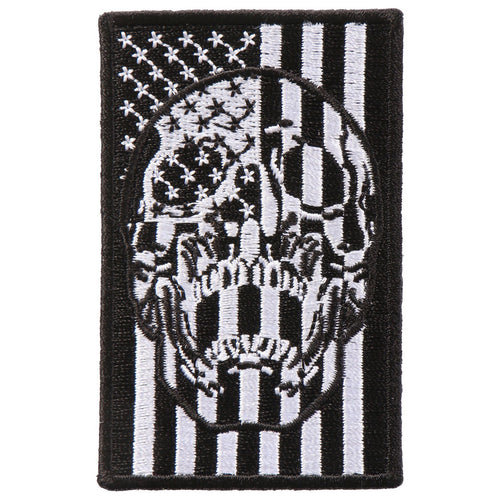 Hot Leathers PPA9880 American Flag Skull 2