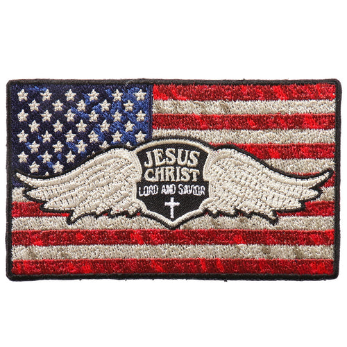 Hot Leathers PPA9913 Jesus Christ Flag 4