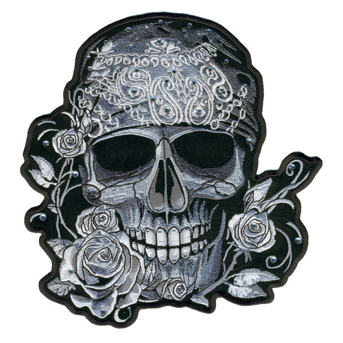 Hot Leathers PPC3217 Bandana Skull with Rhinestones 8