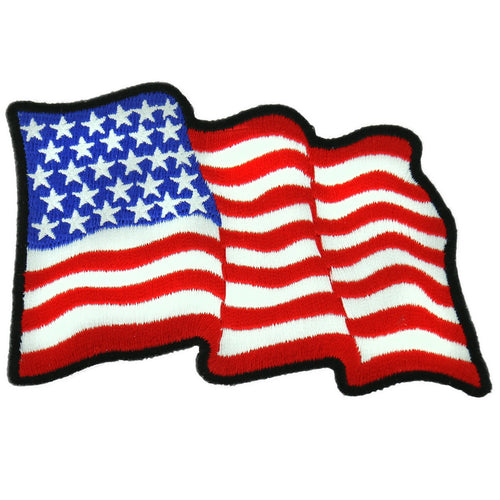 Hot Leathers PPL3812 Wavy U.S. Flag 4