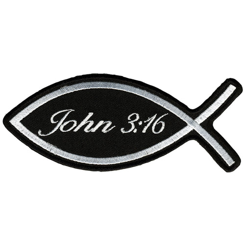 Hot Leathers PPL9297  John 3:16 Fish 5