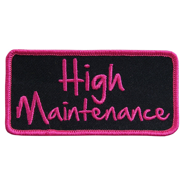 Hot Leathers PPL9428 High Maintenance 4" x 2" Patch