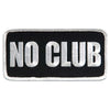 Hot Leathers 4" No Club Patch PPL9439