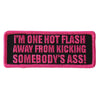 Hot Leathers I'm One Hot Flash Away 4"x2" Patch PPL9557