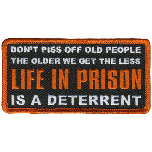 Hot Leathers PPL9790 Do Not Piss Off Old People 4