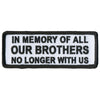 Hot Leathers PPL9813 In Memory of 4"x 2" Patch