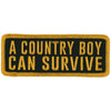 Hot Leathers A Country Boy Can Survive 4" X 2" Patch PPL9887