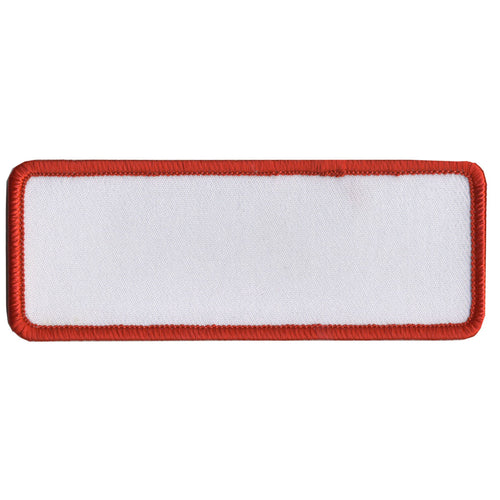 Hot Leathers PPP1006 Blank White with Red Trim 4
