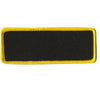 Hot Leathers PPP1009 Blank with Yellow Trim 4" x 1.5" Patch