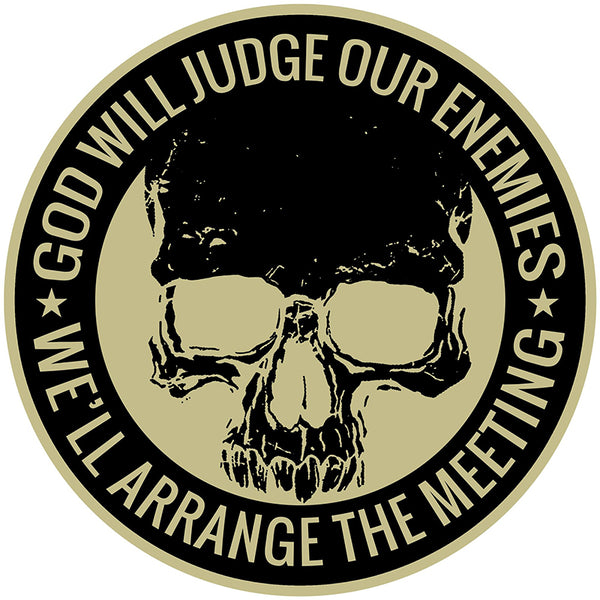 Hot Leathers PPQ1457 God Will Judge 9'' Patch