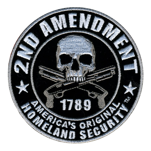 Hot Leathers PPV1008 2nd Amendment America's Original Homeland Security Hook Back 4