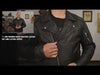 Milwaukee Leather MLM1516 Black Real Leather Motorcycle Jacket for Men