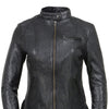 Milwaukee Leather Vintage SFL2811 Women's Black Zipper Front Motorcycle Casual Fashion Leather Jacket