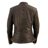 Milwaukee Leather Vintage SFL2813 Women's Brown Leather Moto Style Fashion Jacket