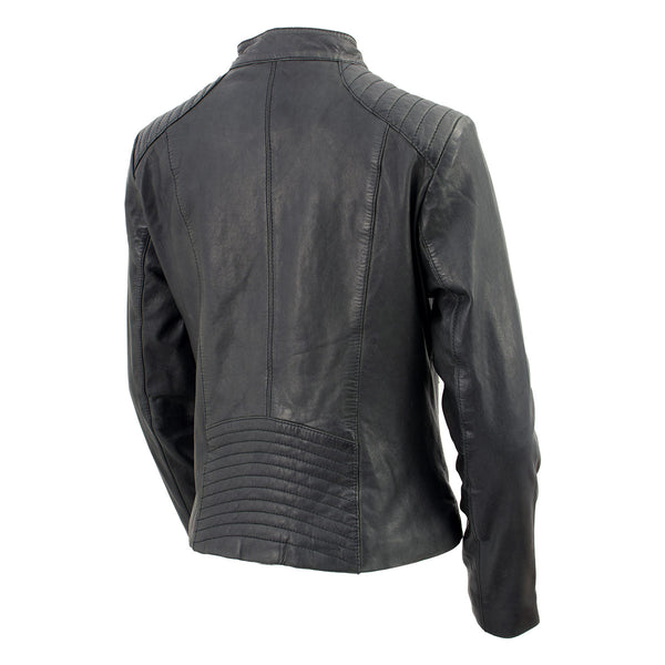 Milwaukee Leather Vintage SFL2814 Women's Black Leather Motorcycle Style Fashion Jacket