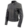 Milwaukee Leather Vintage SFL2814 Women's Black Leather Motorcycle Style Fashion Jacket