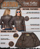 Milwaukee Leather SFL2825 Women's Snap Collar Brown Lambskin Leather Jacket