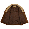 Milwaukee Leather Vintage SFM1819 Men's Western Style Long Brown Suede Leather Fashion Coat Jacket