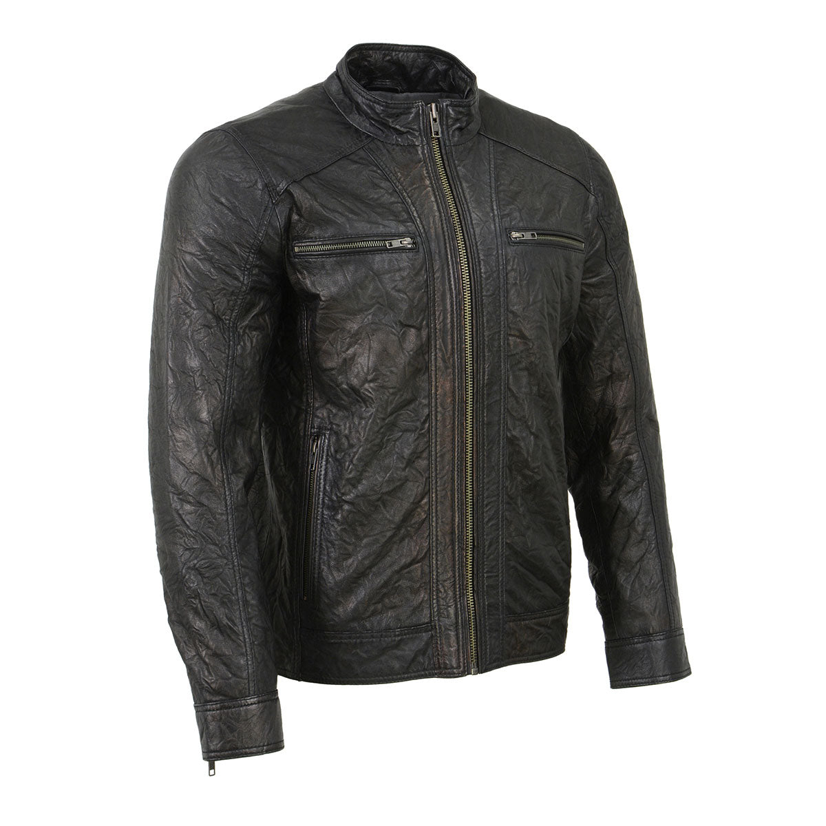 Two tone hotsell leather jacket