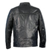 Milwaukee Leather SFM1865 Men's Black Classic Fashion Leather Jacket with Zipper Closure