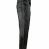 Milwaukee Leather SH1150 Men's Black Leather Motorcycle Over Pants with Jean Style Pockets