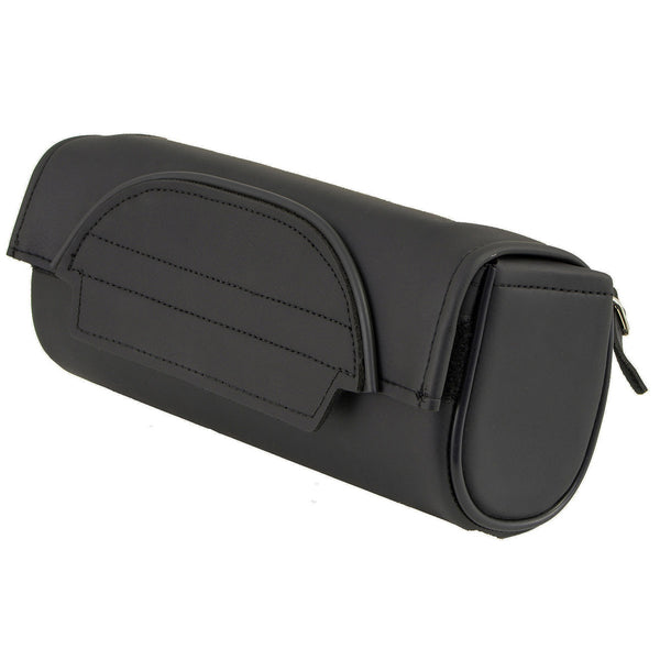 Milwaukee Leather SH621 Black PVC Motorcycle Tool Bag with Self FastenerClosure