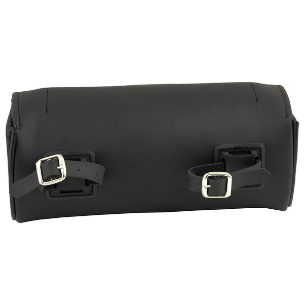 Milwaukee Leather SH621 Black PVC Motorcycle Tool Bag with Self FastenerClosure