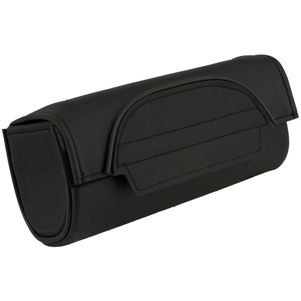 Milwaukee Leather SH621 Black PVC Motorcycle Tool Bag with Self FastenerClosure