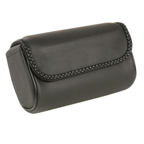Milwaukee Performance SH627B01 Black PVC Small Braided Motorcycle Tool Bag with Self FastenerClosure