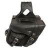 Milwaukee Performance SH66501ZB Black Medium Braided Zip Off PVC Throw Over Saddlebags