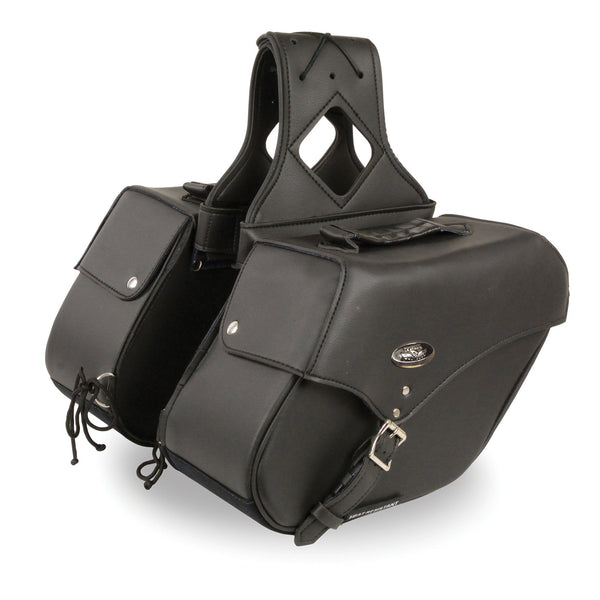 Milwaukee Performance SH66801ZB Medium Zip-Off Single Strap PVC Throw Over Saddlebags