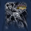 2025 Sturgis Motorcycle Rally #1 Ghost Rider Navy Men's T-Shirt