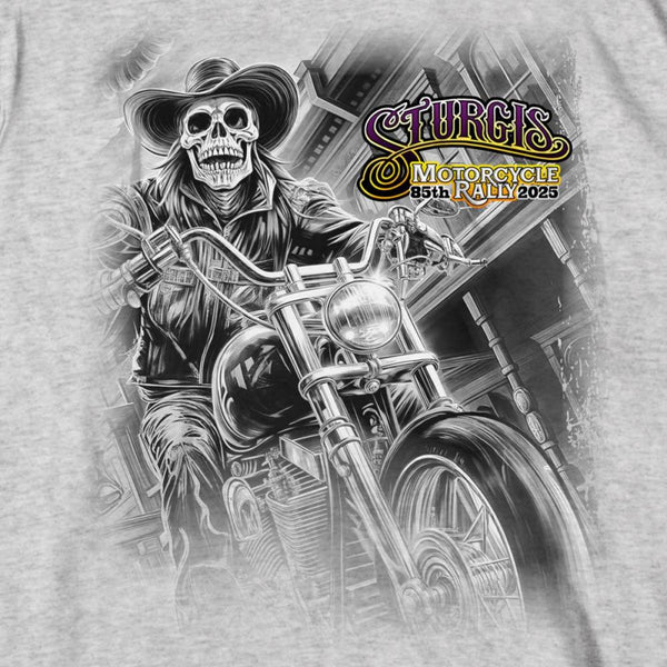 2025 Sturgis Motorcycle Rally #1 Ghost Rider Ash Men's T-Shirt